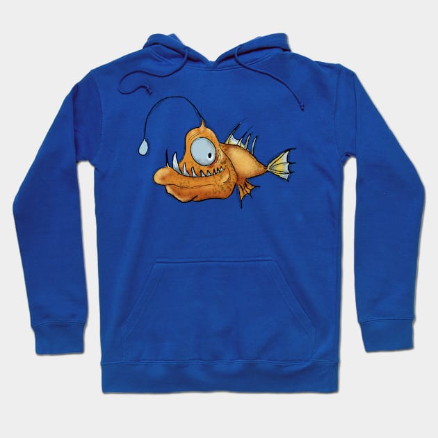 Crazy Fish Hoodie by Designed by Suze